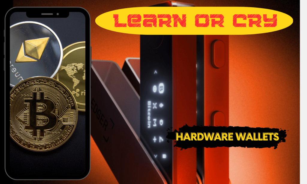 A hardware wallet is a physical device intended to store private keys and give secure access to digital resources. Confidential keys are utilized to sign transactions and demonstrate responsibility and hardware wallets store them offline, making them less vulnerable to hacking attempts.